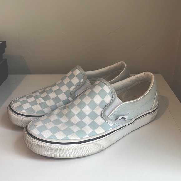 Blue checkered Vans - Picture 3 of 3